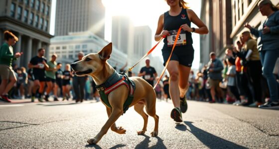 blind dog completes marathon