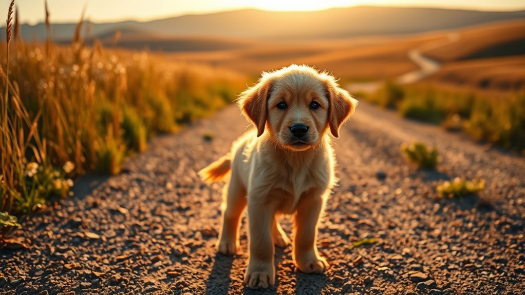 community effort saves lost puppy