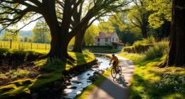 european cycling with gourmet dining