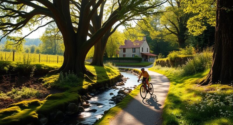 european cycling with gourmet dining