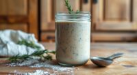 herbal sourdough bread fermentation
