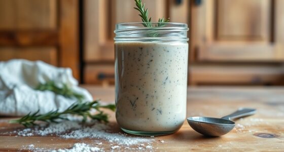herbal sourdough bread fermentation