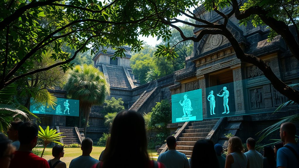 immersive hologram mayan tour