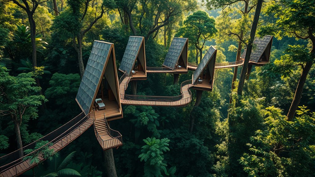 luxury eco friendly jungle retreat