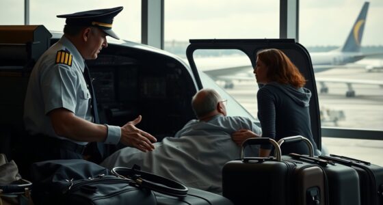 pilot delays flight for farewell