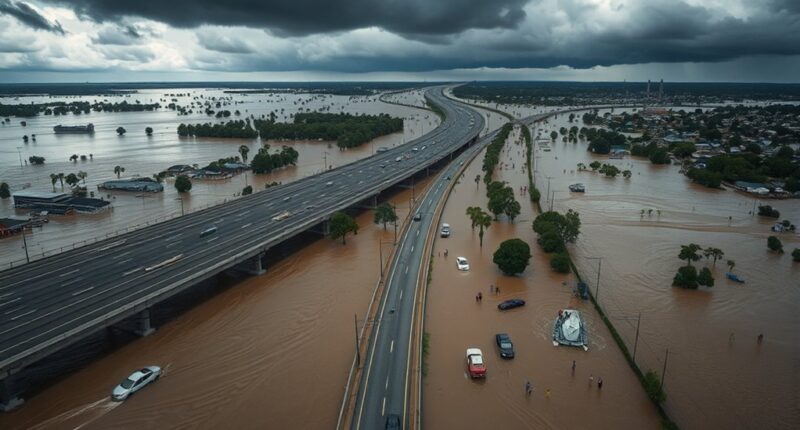 record rains cause mass evacuation