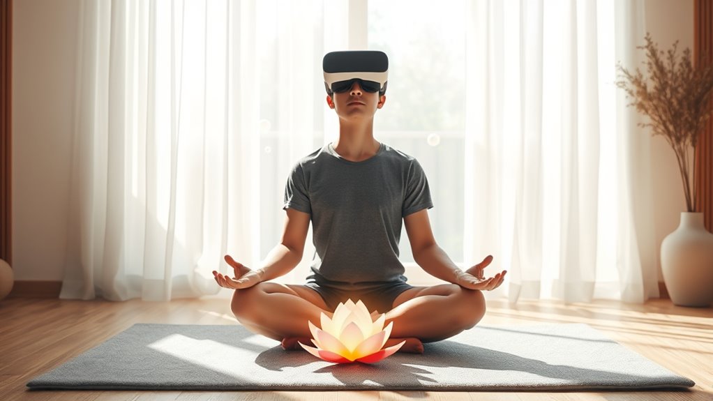 vr enhanced mindful meditation experiences