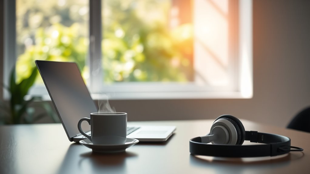 minimize distractions with focus music