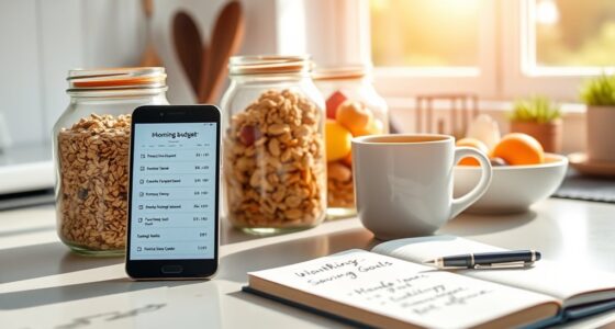 morning routines save money