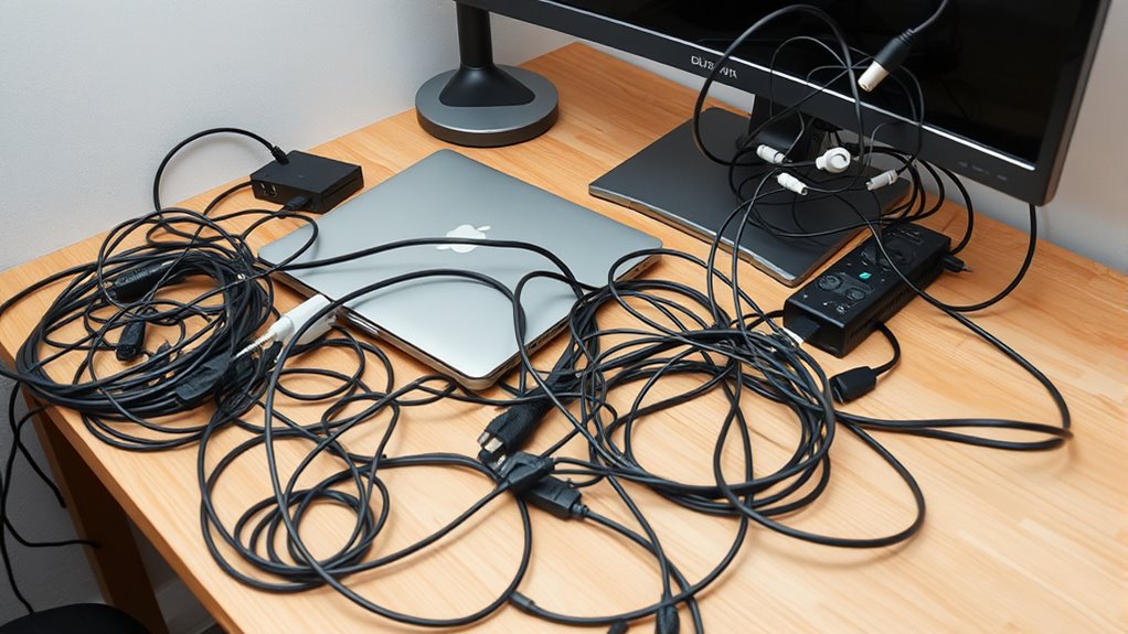organize cables for safety