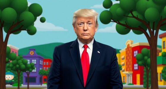 trump targeted by south park