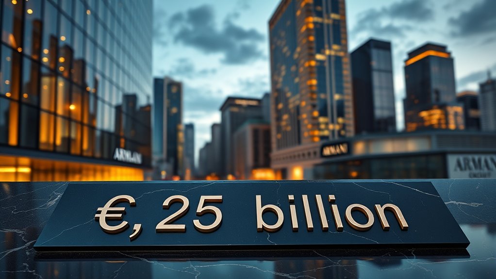 armani surpasses 4 25b revenue
