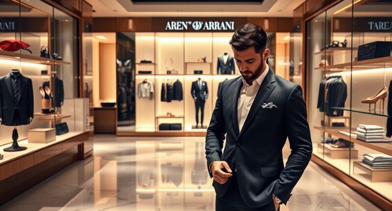 armani surpasses four billion