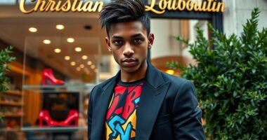 jaden smith joins christian louboutin
