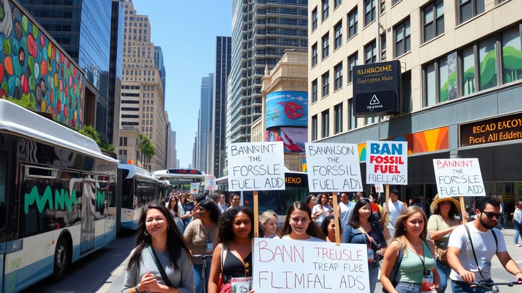 cities demonstrating fossil fuel bans