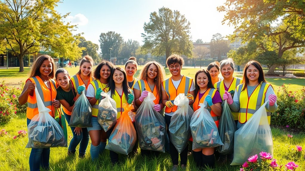community cleanups foster sustainable development