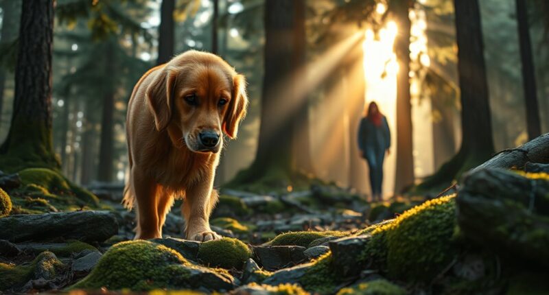 dog hero rescues missing woman