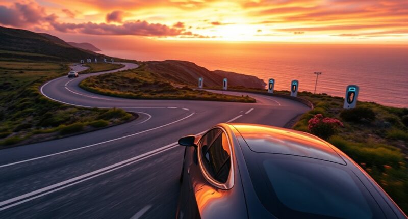 electric vehicle road trip routes