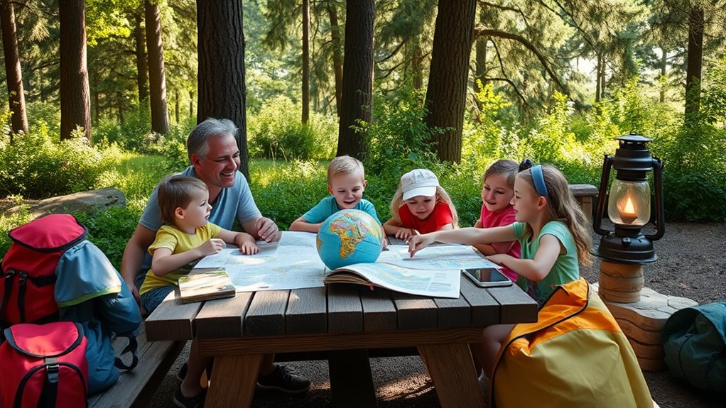 family travel bonding experience