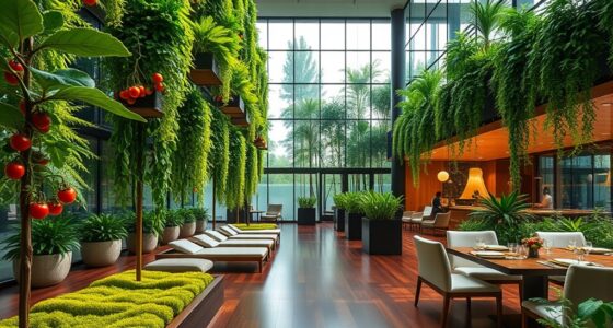 indoor farm hotel experience