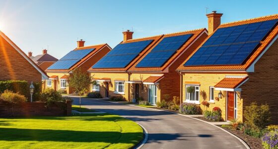 new homes solar panel installation