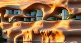 organic shapes in hotels