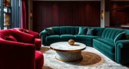 plush oversized hospitality furnishings