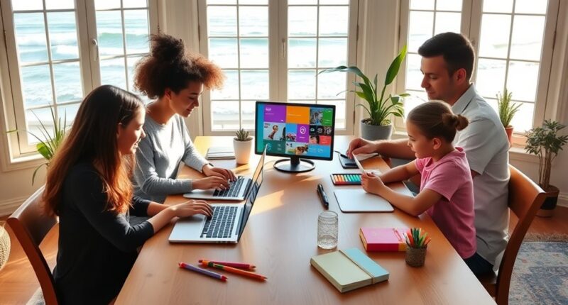 remote family schooling options