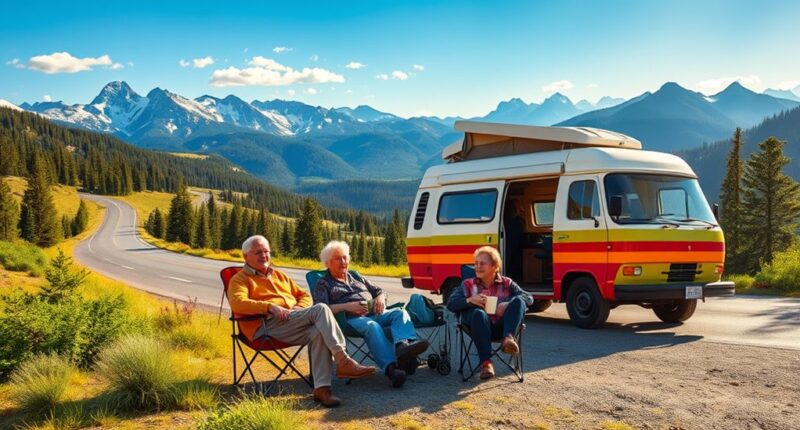 senior travelers embracing mobility