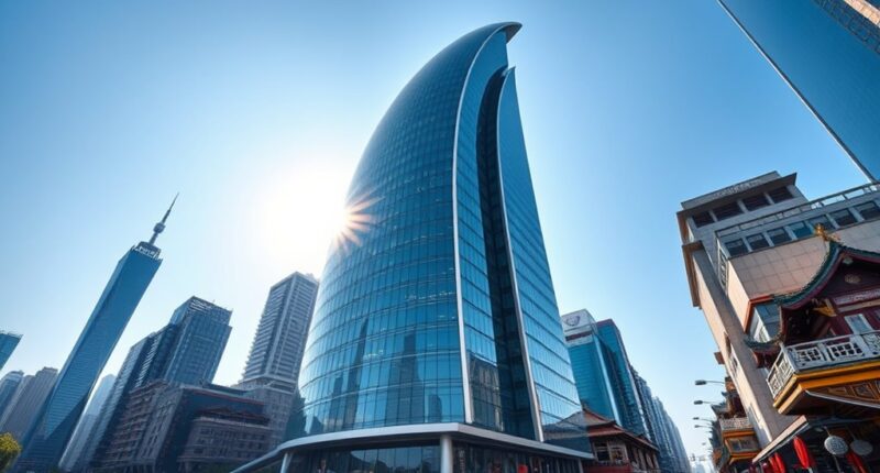 shanghai architecture demonstrates growth