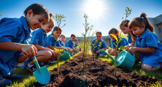 students plant tree initiative