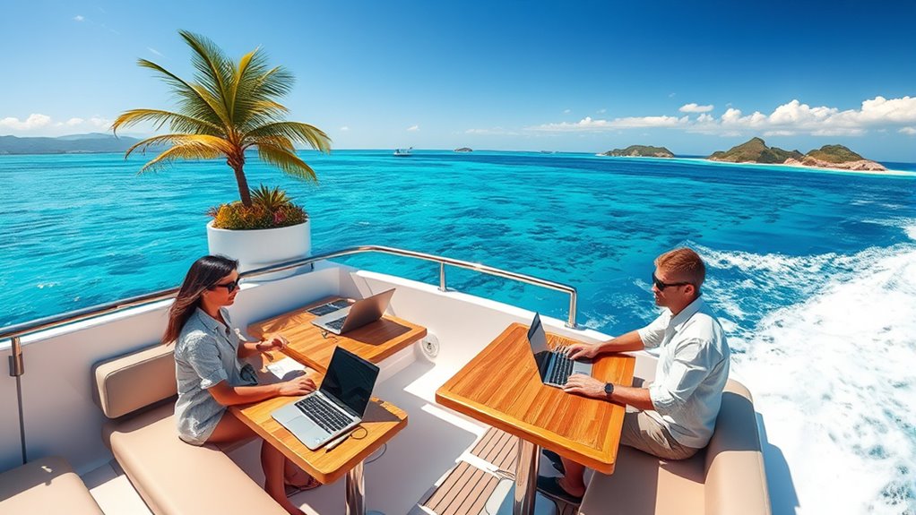 work travel luxury connectivity