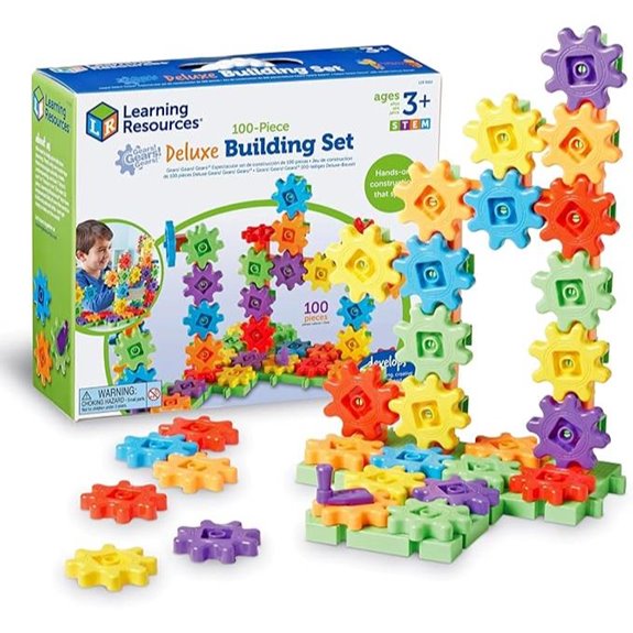 100 piece gear building set