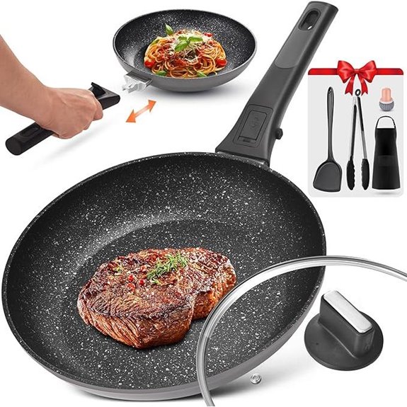 ARC 10-Inch Nonstick Frying Pan with Removable Handle