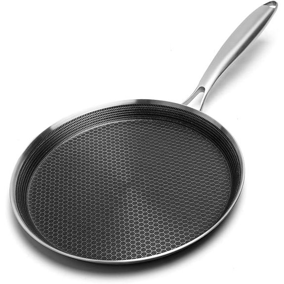 Innerwell 12-Inch Nonstick Crepe Pan for All Stove Types
