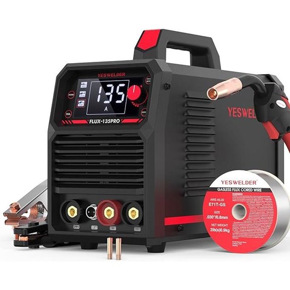 YESWELDER 135Amp MIG Flux Core Welder (FLUX-135PRO)