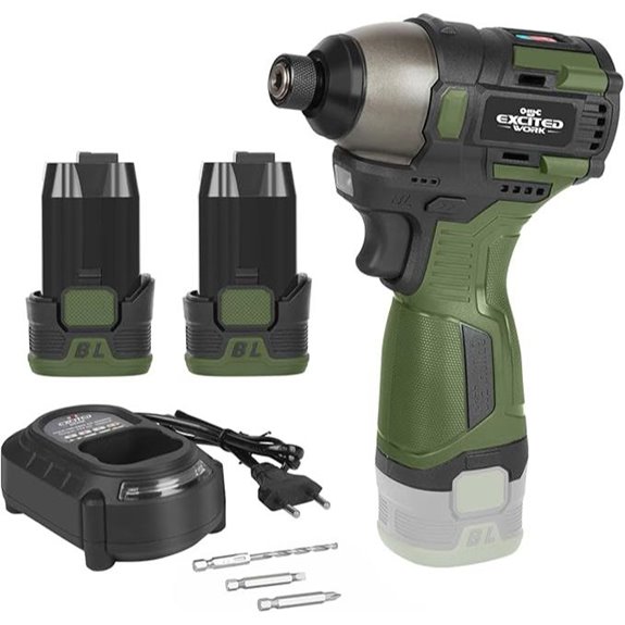 17V Cordless Impact Driver Set with Batteries