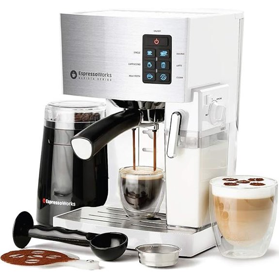 EspressoWorks 19-Bar Espresso & Cappuccino Maker Set