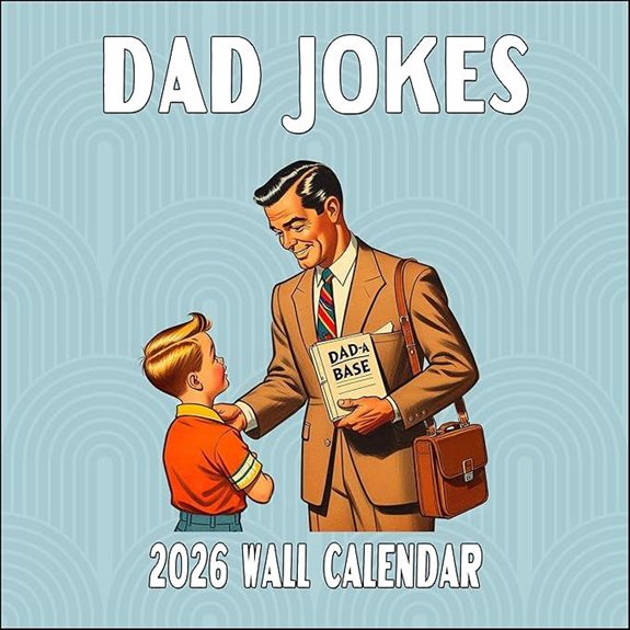 2026 Dad Jokes Wall Calendar
