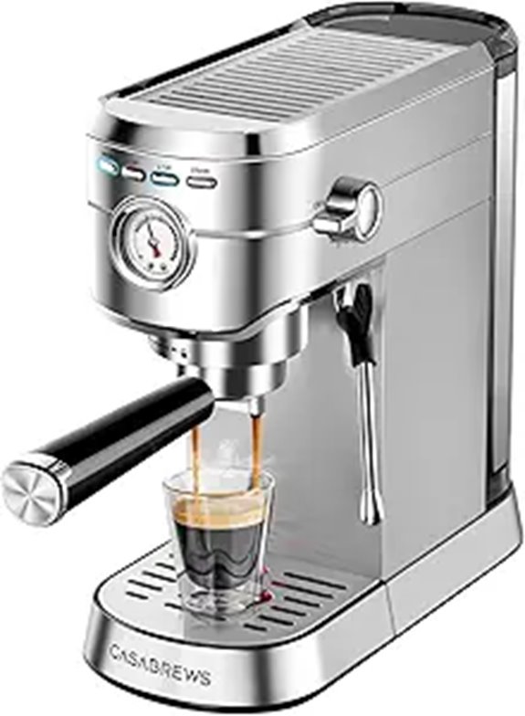 CASABREWS 20 Bar Espresso Machine with Milk Frother