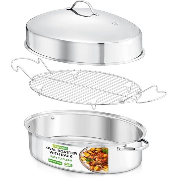 20 inch oval roasting pan