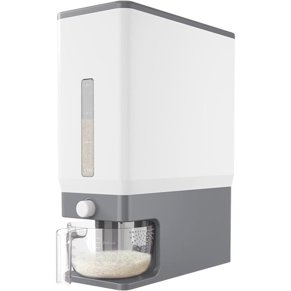 Lifewit 25L Rice Dispenser with Measuring Cup