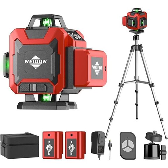 WEIDDW 4D 360° Laser Level with Tripod