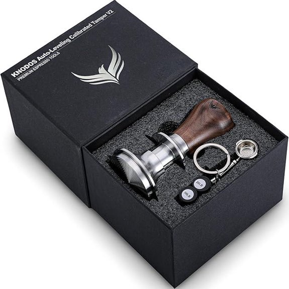 57mm Walnut Espresso Tamper for Portafilter Machines