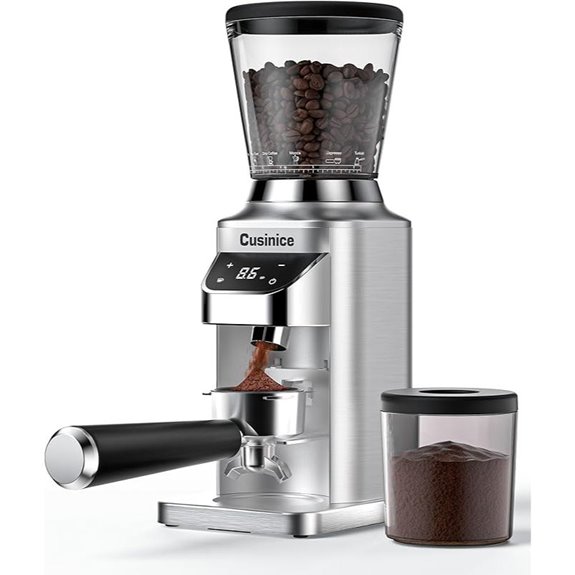 Conical Burr Coffee Grinder with 34 Settings
