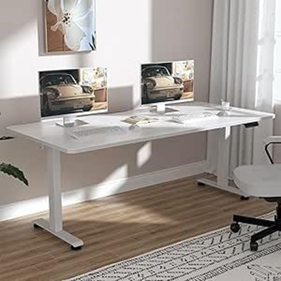 Veken Adjustable Electric Standing Desk for Home Office