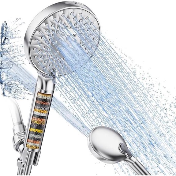 SR SUN RISE Filtered Handheld Shower Head with 9 Spray Modes