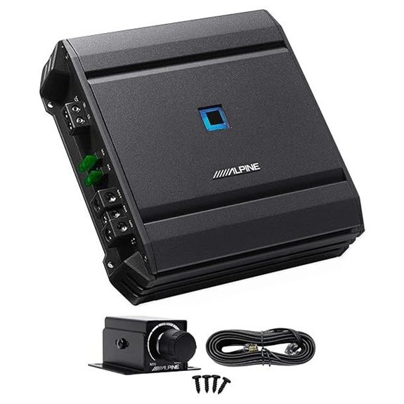 Alpine S-A60M 600W Mono Car Amplifier with Bass