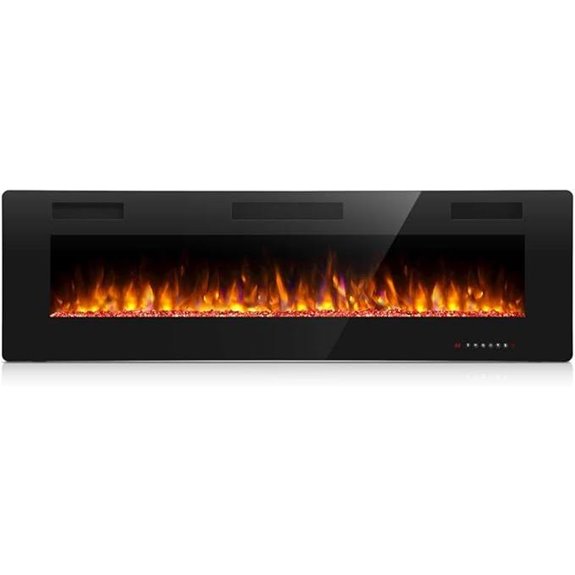 Antarctic Star 42 Recessed & Wall-Mount Electric Fireplace