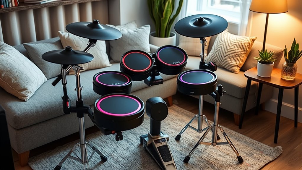 apartment friendly electronic drum kit
